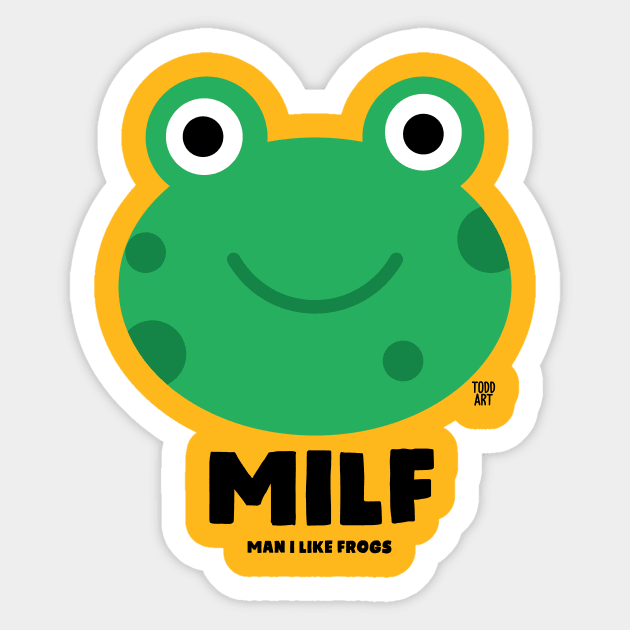 MILF Sticker by toddgoldmanart